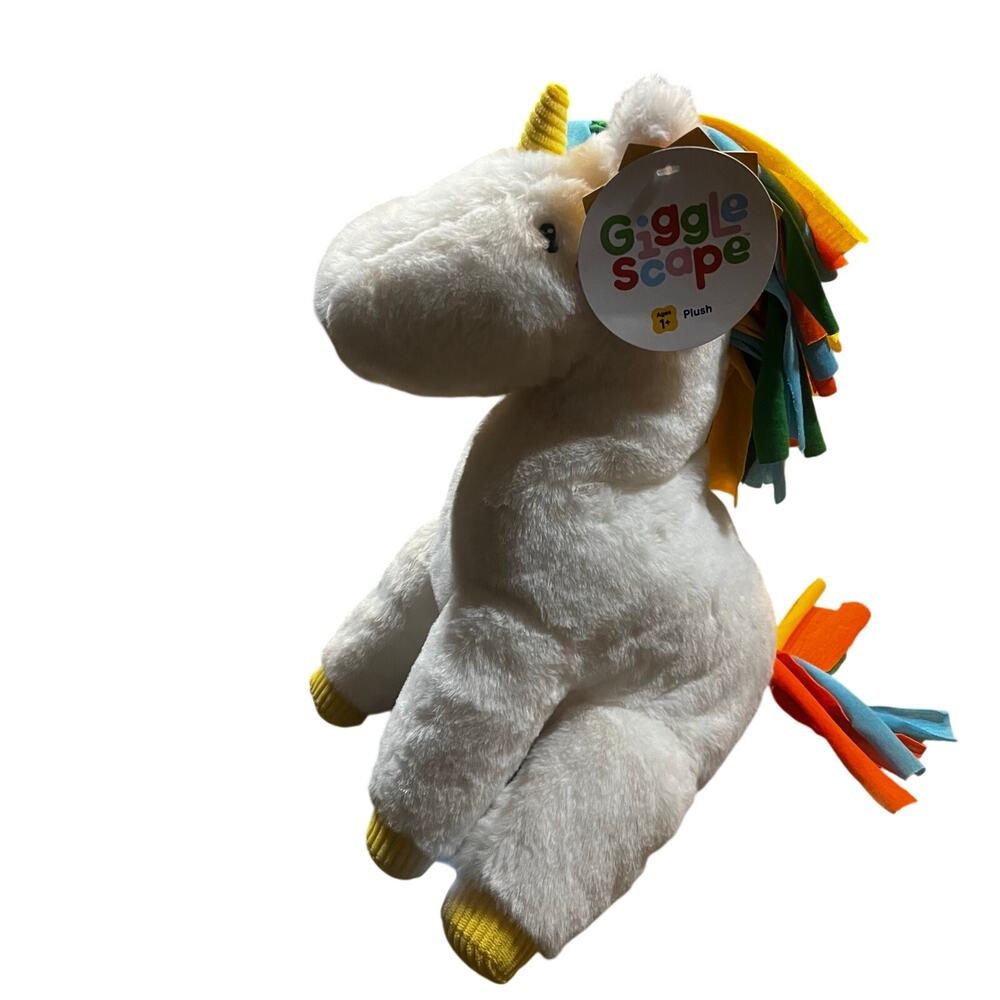 NEW 2024 TARGET Giggle Scape Soft Plush UNICORN 13" Stuffed Animal Toy w/ Tag